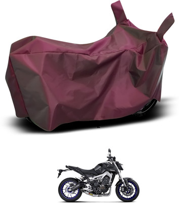 PAGORA Waterproof Two Wheeler Cover for Yamaha(MT-09, Maroon)