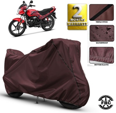 FBC Waterproof Two Wheeler Cover for Hero(Passion Pro, Maroon)