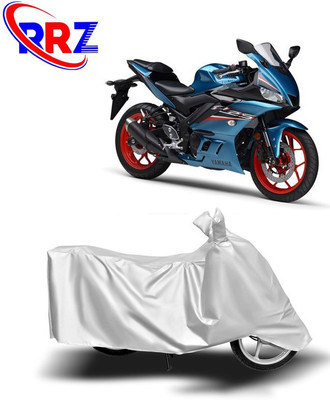 RRZ Waterproof Two Wheeler Cover for Yamaha(YZF R25, White)