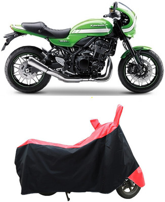 Coxtor Waterproof Two Wheeler Cover for Kawasaki(Z900 RS Cafe Racer, Red)