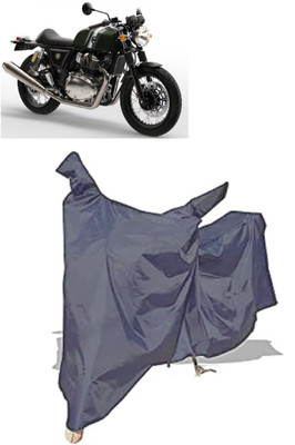 Amexride Two Wheeler Cover for Royal Enfield(Continental GT, Grey)