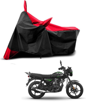 KEDIT Two Wheeler Cover for Bajaj(CT 125X, Red, Black)
