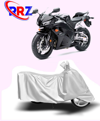 RRZ Waterproof Two Wheeler Cover for Honda(CBR 600 RR, White)