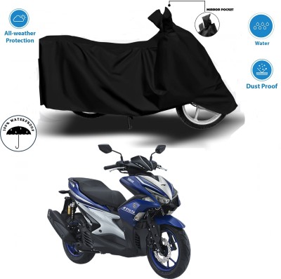 WMIZEXA Waterproof Two Wheeler Cover for Universal For Bike(SP125, Black)