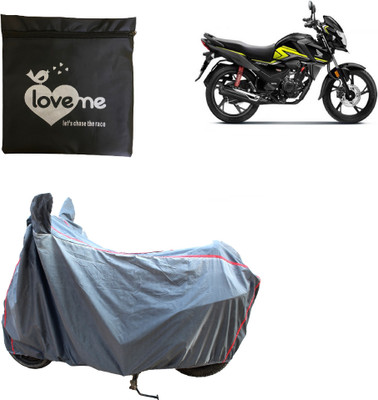 Love Me Waterproof Two Wheeler Cover for Honda(SP 125, Silver)