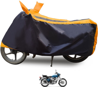 Euro Care Waterproof Two Wheeler Cover for Royal Enfield(Electra, Orange)