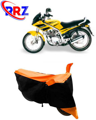 RRZ Waterproof Two Wheeler Cover for Kinetic(GF Lazer, Black, Orange)