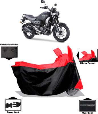 Amexride Two Wheeler Cover for Yamaha(FZ-X, Red)