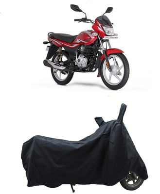Coxtor Waterproof Two Wheeler Cover for Bajaj(Platina 100 DTS-i, Black)
