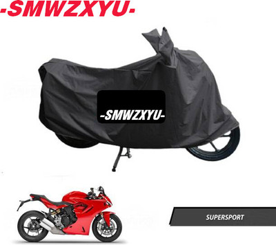 DeepShakshi AUTOMOTIVE Waterproof Two Wheeler Cover for Harley Davidson(SuperSport, Black)