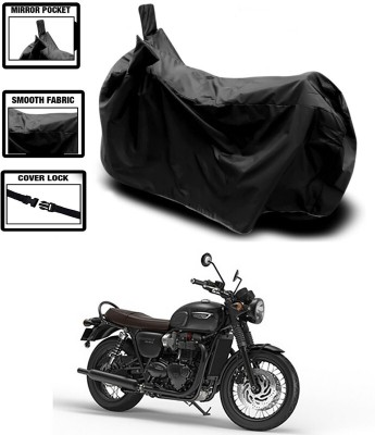 RWT Two Wheeler Cover for Triumph(Bonneville T120 Black, Black)