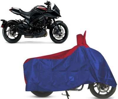 EGAL Waterproof Two Wheeler Cover for Suzuki(Katana, Red)