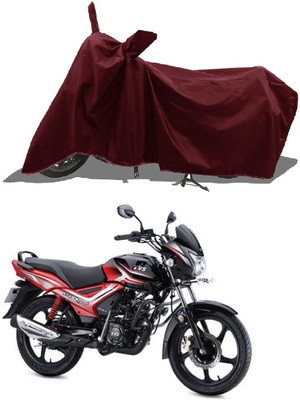 Mdstar Waterproof Two Wheeler Cover for Triumph(Speed Triple BS6, Maroon)