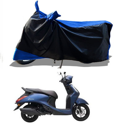 DeepShakshi AUTOMOTIVE Waterproof Two Wheeler Cover for Yamaha(Fascino 125 BS6, Blue)