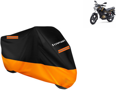 Horseyaart Waterproof Two Wheeler Cover for TVS(Victor Premium, Orange)