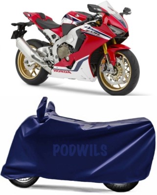 PODWILS Two Wheeler Cover for Honda(CBR 1000RR, Blue)