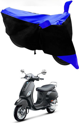 Furious3D Two Wheeler Cover for Piaggio(Vespa VXL 125, Blue, Black)