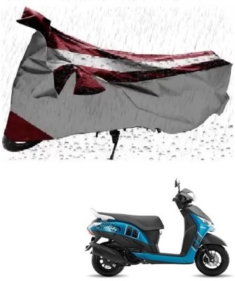 MISSION COLLECTION Waterproof Two Wheeler Cover for Yamaha(Alpha, Silver)