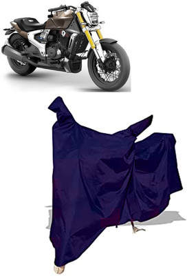 Amexride Two Wheeler Cover for TVS(Zeppelin, Blue)