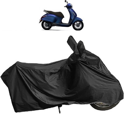 DIGGU Two Wheeler Cover for Bajaj(Fusion, Black)