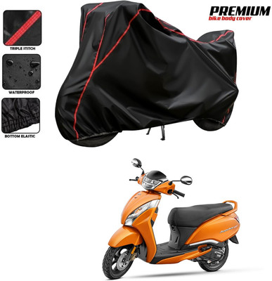 SThanaveX Waterproof Two Wheeler Cover for TVS(Jupiter 125, Black)