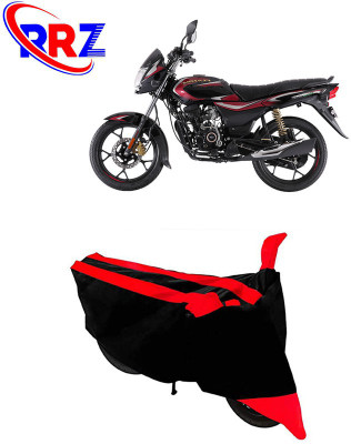RRZ Waterproof Two Wheeler Cover for Bajaj(Platina 110 H-Gear, Black, Red)