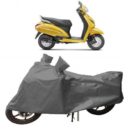 DeepShakshi AUTOMOTIVE Waterproof Two Wheeler Cover for Honda(Activa 5G, Grey)