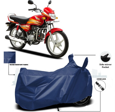 WMIZEXA Two Wheeler Cover for Hero(HF Deluxe i3s, Blue)