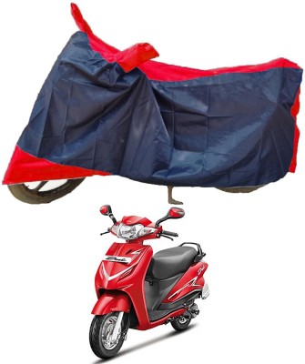 Mdstar Waterproof Two Wheeler Cover for Hero(Duet LX 110CC, Red, Blue)