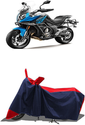 SUGASHRI Waterproof Two Wheeler Cover for CFMoto(650 NK BS6, Red, Blue)