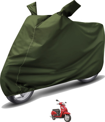 Auto Hub Waterproof Two Wheeler Cover for Suzuki(Access SE, Green)