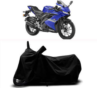 RABABLI Waterproof Two Wheeler Cover for Yamaha(R15S BS6, Black)