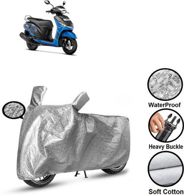 CODOKI Waterproof Two Wheeler Cover for Yamaha(Alpha, Silver)