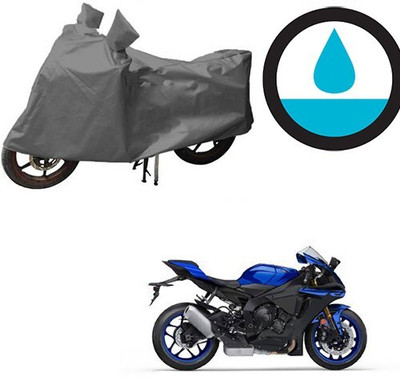 DeepShakshi AUTOMOTIVE Waterproof Two Wheeler Cover for Yamaha(YZF R1, Grey)