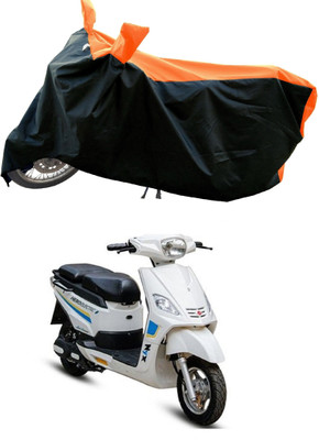 DeepShakshi AUTOMOTIVE Waterproof Two Wheeler Cover for Hero(Electric NYX BS6, Orange)