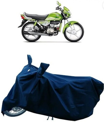 Tritika Waterproof Two Wheeler Cover for Hero(HF Deluxe, Blue)