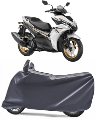V VINTON Two Wheeler Cover for Yamaha(Aerox 155 Maxi, Grey)