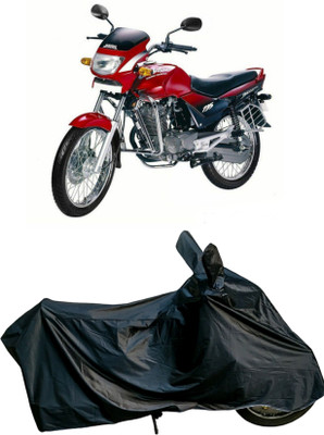 Mdstar Waterproof Two Wheeler Cover for Hero(Ambition, Black)
