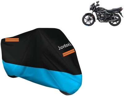 Juvdoxj Waterproof Two Wheeler Cover for Hero(Passion Pro TR, Blue)