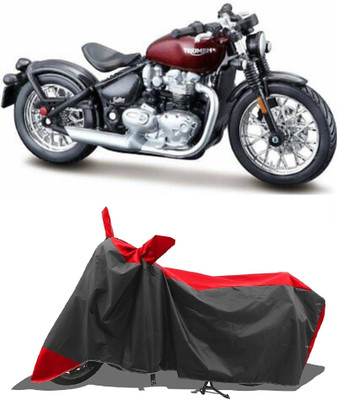 GROFATIK Two Wheeler Cover for Triumph(Bonneville Bobber, Red)