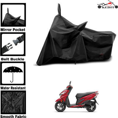 KEDIT Two Wheeler Cover for Universal For Bike(Grazia, Black)