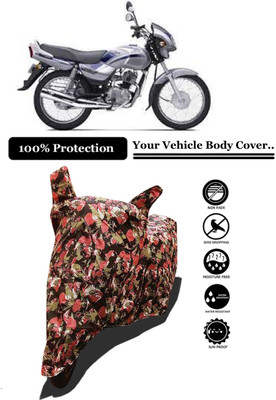 Amexride Two Wheeler Cover for TVS(Victor Edge, Multicolor)