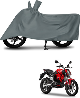 DeepShakshi AUTOMOTIVE Waterproof Two Wheeler Cover for Revolt(RV 400, Grey)