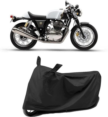 KEDIT Two Wheeler Cover for Royal Enfield(Continental GT, Black)
