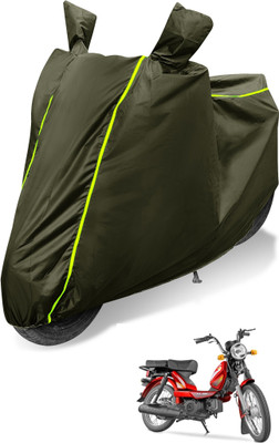 Auto Hub Waterproof Two Wheeler Cover for Yamaha(SZ R, Green)