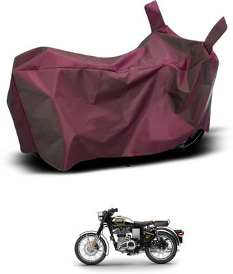 PAGORA Waterproof Two Wheeler Cover for Royal Enfield(Bullet 500, Maroon)