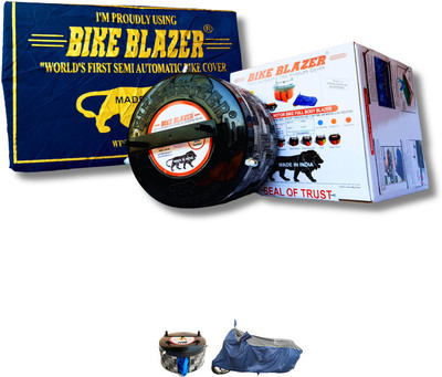 BIKE BLAZER Waterproof Two Wheeler Cover for Hero(HF Dawn, Blue)