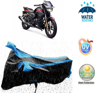 MMSSTAR Waterproof Two Wheeler Cover for Hero Electric(Avenger 220 DTS-i, Black)