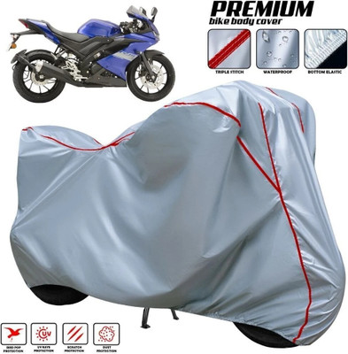 SThanaveX Waterproof Two Wheeler Cover for Yamaha(R15, Silver, Red, Multicolor)