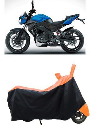 Coxtor Waterproof Two Wheeler Cover for Bajaj(Pulsar 250 BS6, Orange)